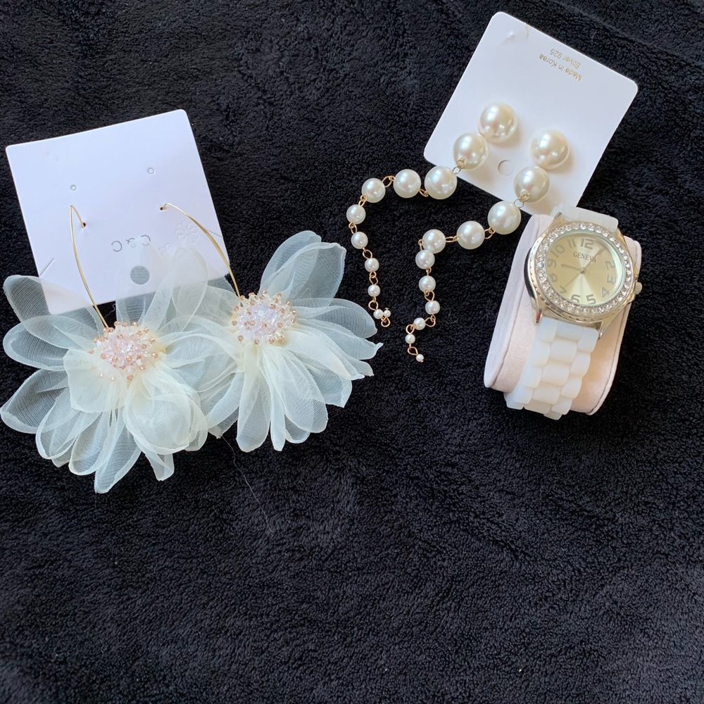 Geneva watch Jewelry Bundle
